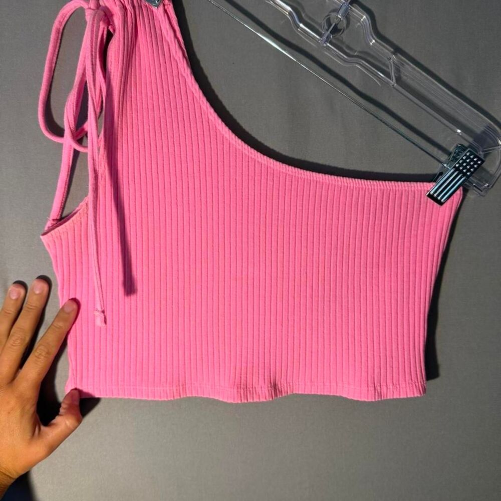 Aerie Women's Pink Crop Top